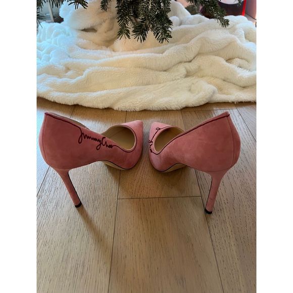 JIMMY CHOO Romy 100 pink suede - Picture 7 of 7